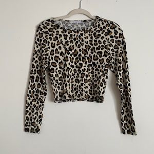 XS Gaze Cheetah Print top